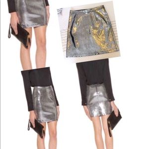 Silver Alice & Olivia Skirt